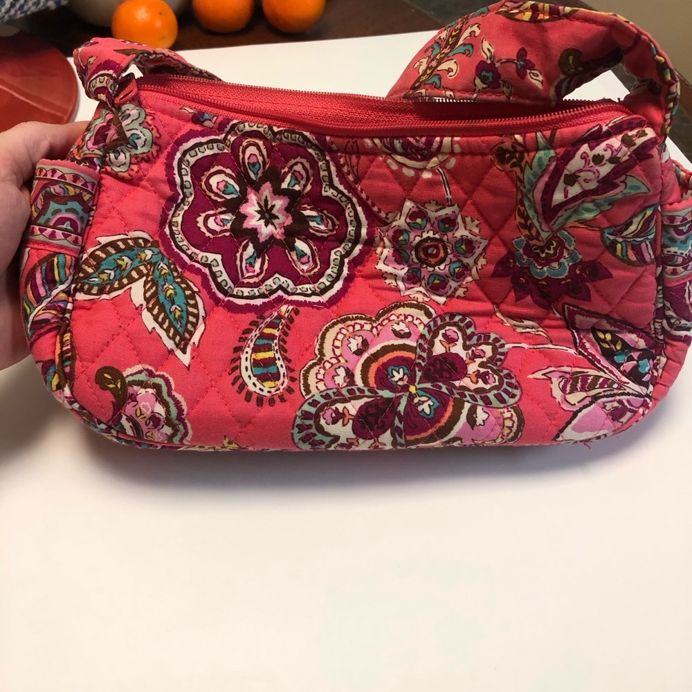 Vera Bradley Call me coral side by side shoulder purse